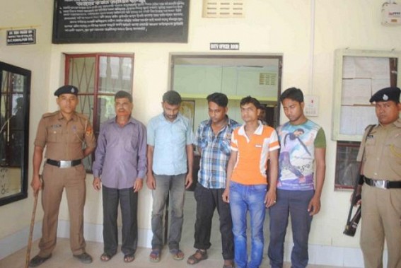 5 send five days police remand for carrying contraband items at Kamalpur 5 send five days police remand for carrying contraband items at Kamalpur